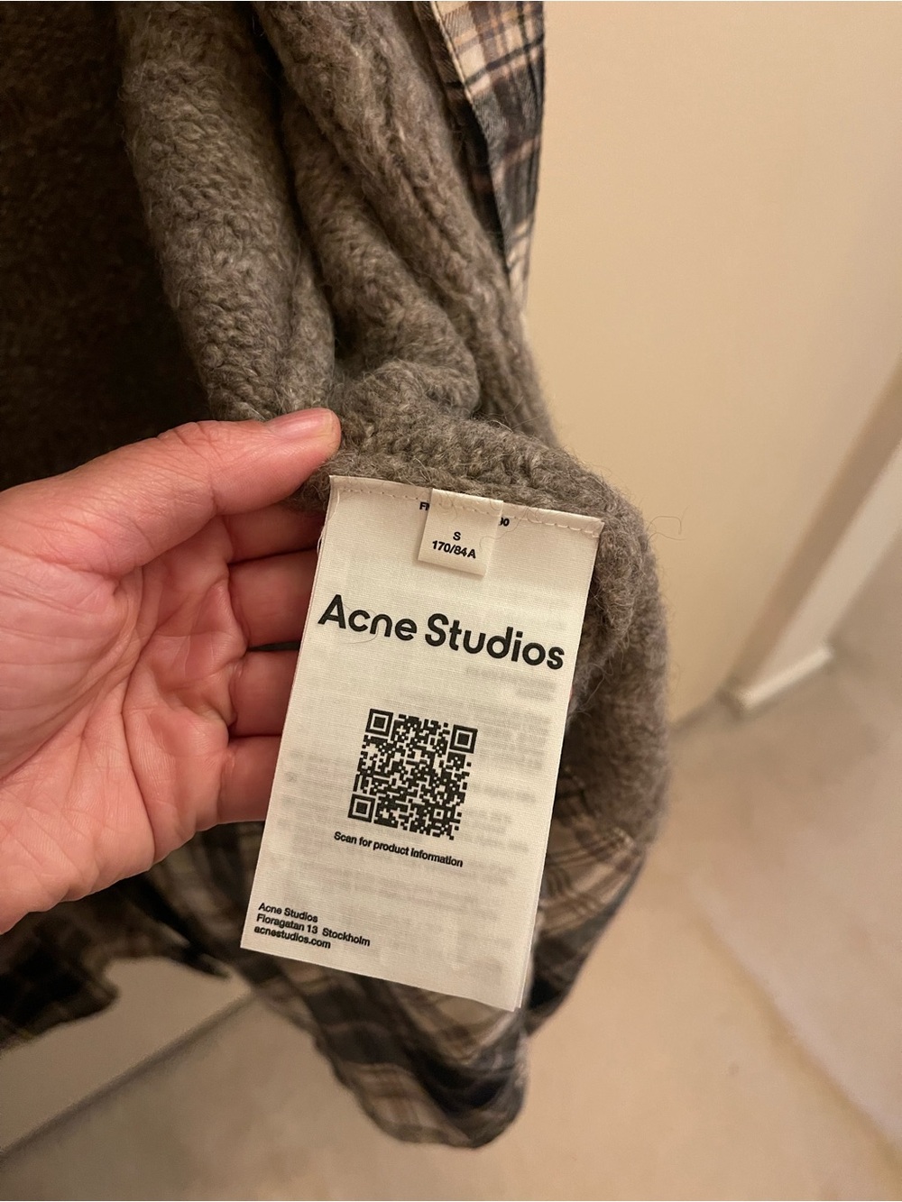 Acne Studios Fitted Layered Cardigan - Picture 5 of 9